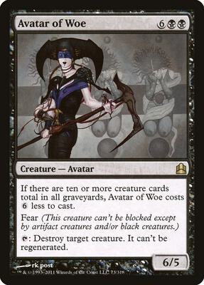 Avatar of Woe card from Commander