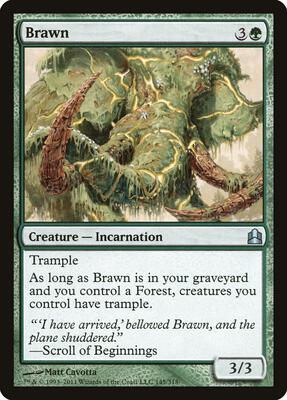 Brawn card from Commander