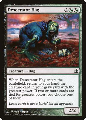 Desecrator Hag card from Commander
