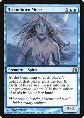 Dreamborn Muse card from Commander
