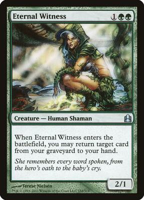Eternal Witness card from Commander