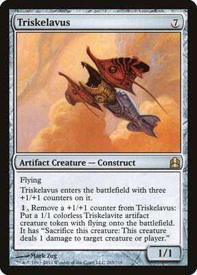 Triskelavus card from Commander
