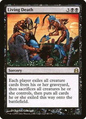 Living Death card from Commander
