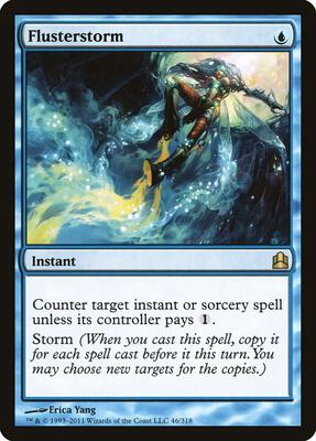 Flusterstorm card from Commander