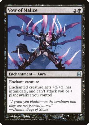 Vow of Malice card from Commander