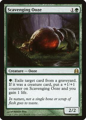 Scavenging Ooze card from Commander