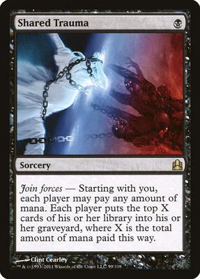 Shared Trauma card from Commander