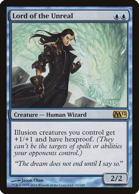 Lord of the Unreal card from Magic 2012 (M12)
