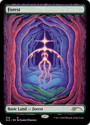 Forest (395) card from Secret Lair Drop Series
