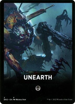 Unearth Theme Card card from The Brothers' War