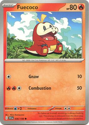 Fuecoco card from SV01: Scarlet & Violet Base Set