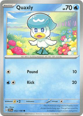 Quaxly card from SV01: Scarlet & Violet Base Set
