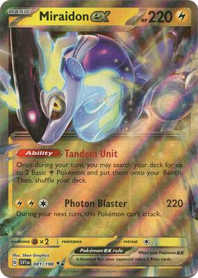 Miraidon ex - 081/198 card from SV01: Scarlet & Violet Base Set
