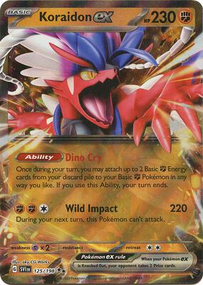 Koraidon ex - 125/198 card from SV01: Scarlet & Violet Base Set