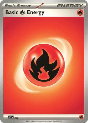 Basic Fire Energy - 002 card from SVE: Scarlet & Violet Energies