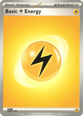 Basic Lightning Energy - 004 card from SVE: Scarlet & Violet Energies