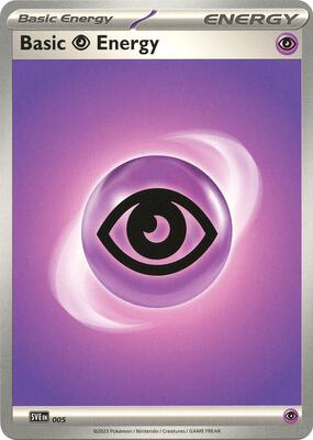 Basic Psychic Energy - 005 card from SVE: Scarlet & Violet Energies