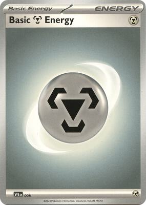 Basic Metal Energy - 008 card from SVE: Scarlet & Violet Energies