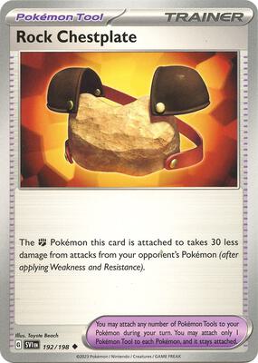 Rock Chestplate card from SV01: Scarlet & Violet Base Set