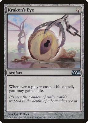 Kraken's Eye card from Magic 2012 (M12)