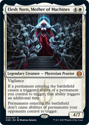 Elesh Norn, Mother of Machines card from Phyrexia: All Will Be One