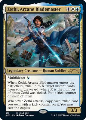 Zethi, Arcane Blademaster card from SLX Cards