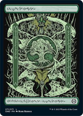 Forest (271) - Full Art card from Phyrexia: All Will Be One