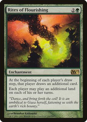 Rites of Flourishing card from Magic 2012 (M12)