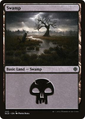 Swamp (342) card from Starter Commander Decks