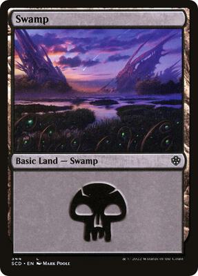 Swamp (344) card from Starter Commander Decks