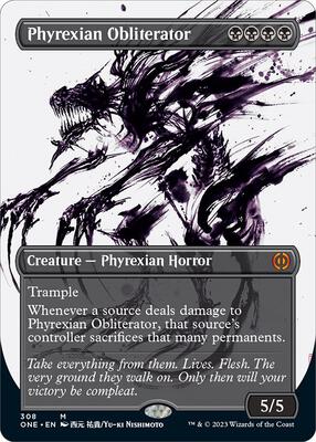 Phyrexian Obliterator (Showcase) card from Phyrexia: All Will Be One