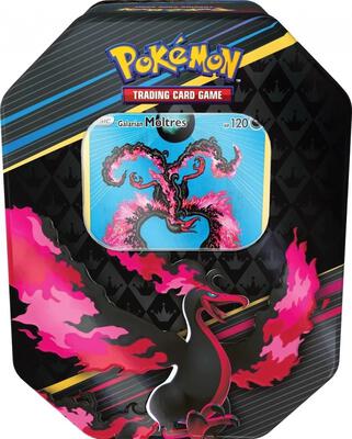 Crown Zenith Tin [Galarian Moltres] (International Version) card from SWSH: Crown Zenith