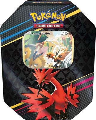 Crown Zenith Tin [Galarian Zapdos] (International Version) card from SWSH: Crown Zenith