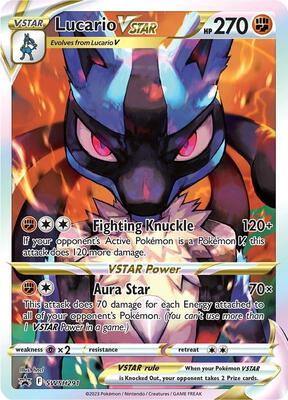 Lucario VSTAR - SWSH291 card from SWSH: Sword & Shield Promo Cards