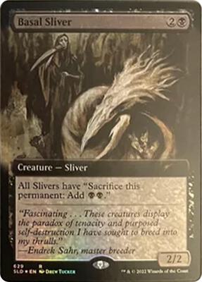 Basal Sliver (Extended Art) card from Secret Lair Drop Series
