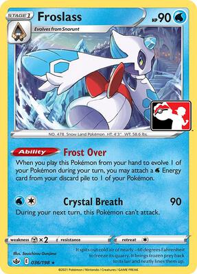 Froslass - 036/198 card from Prize Pack Series Cards