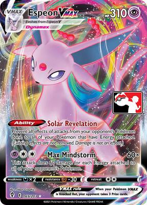 Espeon VMAX - 065/203 card from Prize Pack Series Cards