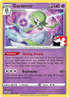 Gardevoir - 061/198 card from Prize Pack Series Cards