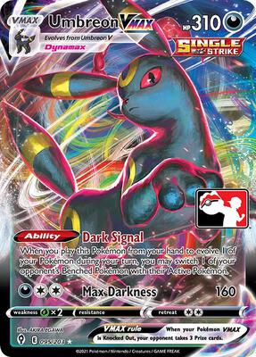 Umbreon VMAX - 095/203 card from Prize Pack Series Cards