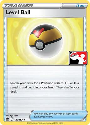 Level Ball - 129/163 card from Prize Pack Series Cards