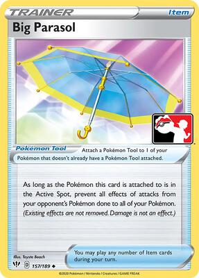 Big Parasol - 157/189 card from Prize Pack Series Cards