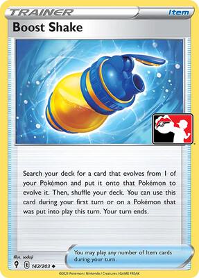 Boost Shake - 142/203 card from Prize Pack Series Cards