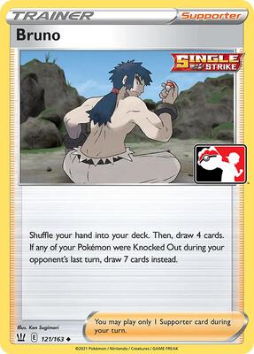 Bruno - 121/163 card from Prize Pack Series Cards