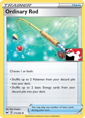 Ordinary Rod - 171/202 card from Prize Pack Series Cards