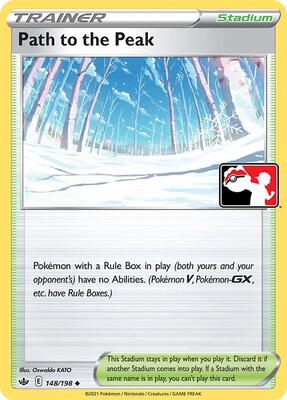 Path to the Peak - 148/198 card from Prize Pack Series Cards