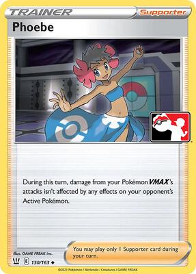 Phoebe - 130/163 card from Prize Pack Series Cards