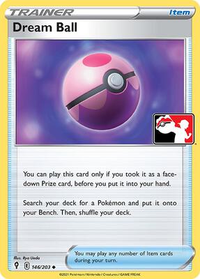 Dream Ball - 146/203 card from Prize Pack Series Cards