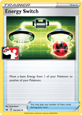 Energy Switch - 162/202 card from Prize Pack Series Cards