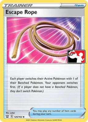 Escape Rope - 125/163 card from Prize Pack Series Cards
