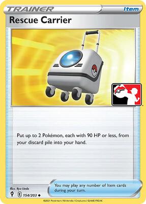 Rescue Carrier - 154/203 card from Prize Pack Series Cards
